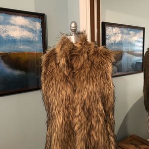 Faux fur vest. New with tags.